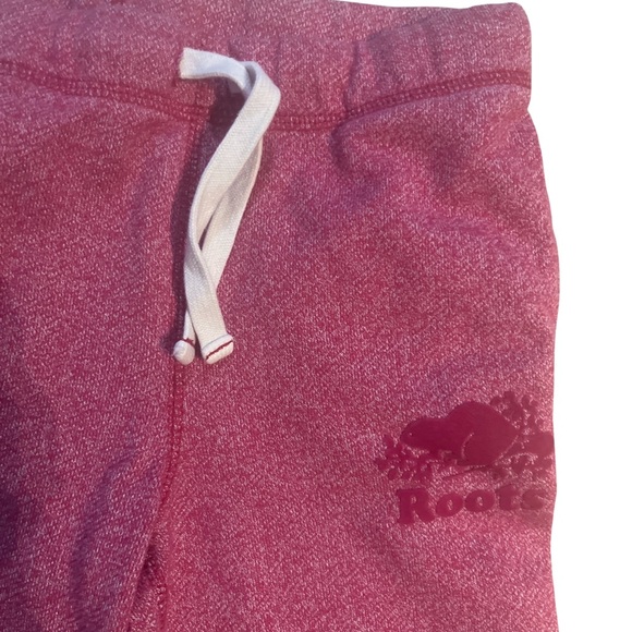 Roots Pink Pepper Classic Sweatpants, size 10 - Picture 3 of 5
